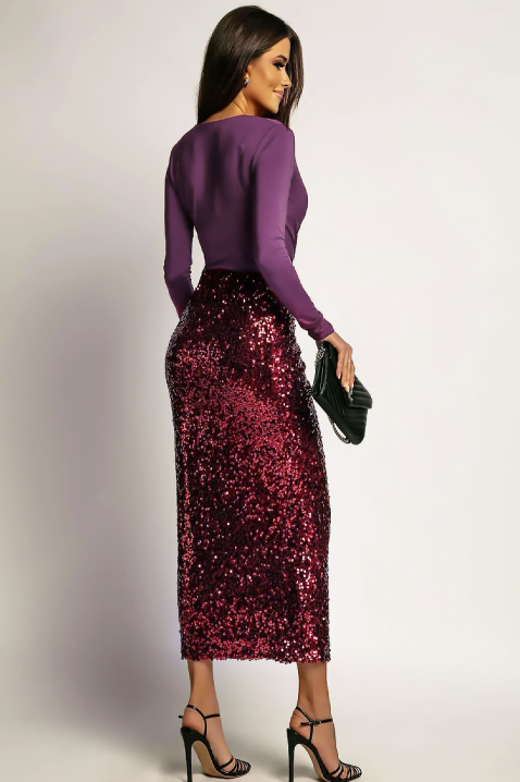 Haljina BLENTISA BORDO, Boja: bordo, IVET.RS - Nova Kolekcija