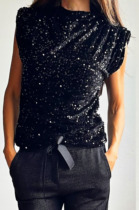 Top LEBRILA BLACK, Boja: crna, IVET.RS - Nova Kolekcija