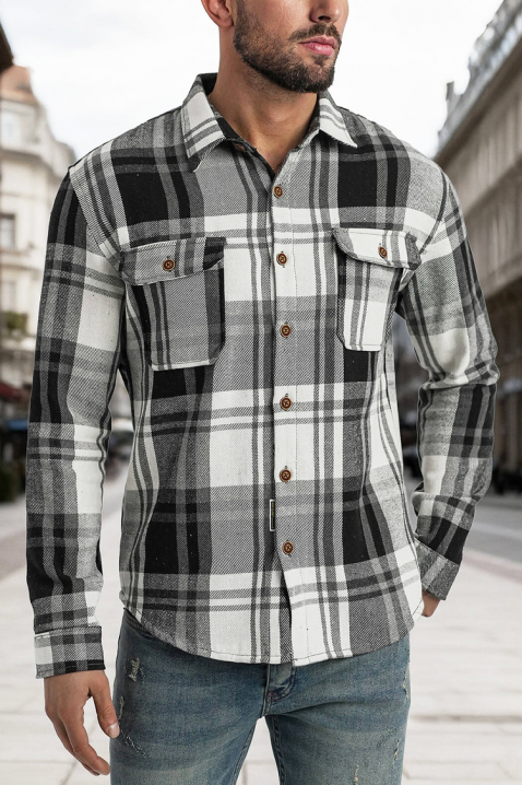 Muška košulja POLERTO, Boja: crna, IVET.RS - Nova Kolekcija