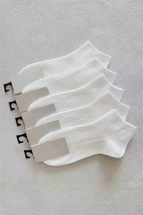 Komplet od 6 muških čarapa ZIMOLO WHITE, Boja: bela, IVET.RS - Nova Kolekcija