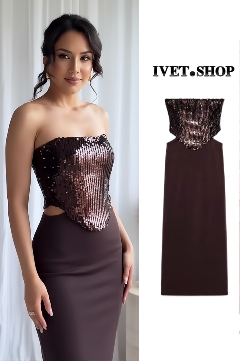 Top ZLATENDA, Boja: bordo, IVET.RS - Nova Kolekcija