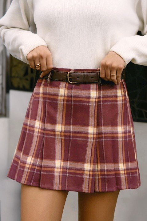 Suknja LALIOPA BORDO, Boja: bordo, IVET.RS - Nova Kolekcija