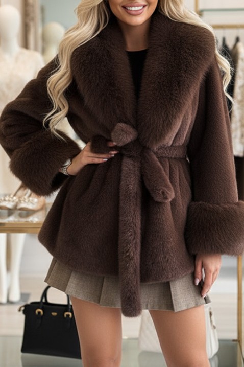 Kaput ELEMSA BROWN, Boja: braon, IVET.RS - Nova Kolekcija