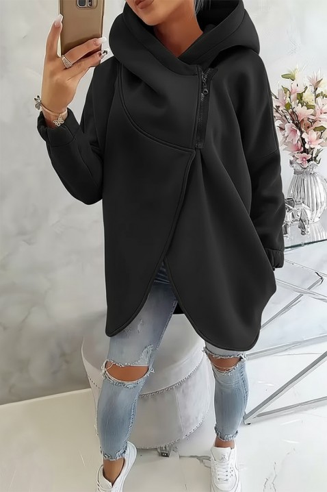 Dukserica SIOMEJA BLACK, Boja: crna, IVET.RS - Nova Kolekcija