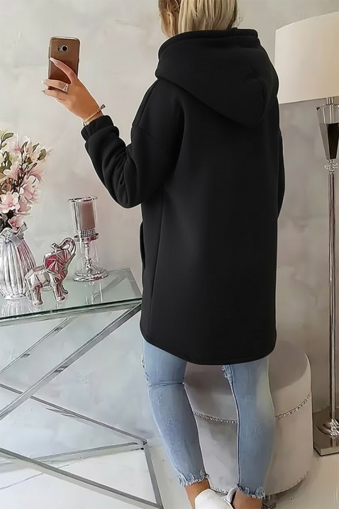 Dukserica SIOMEJA BLACK, Boja: crna, IVET.RS - Nova Kolekcija