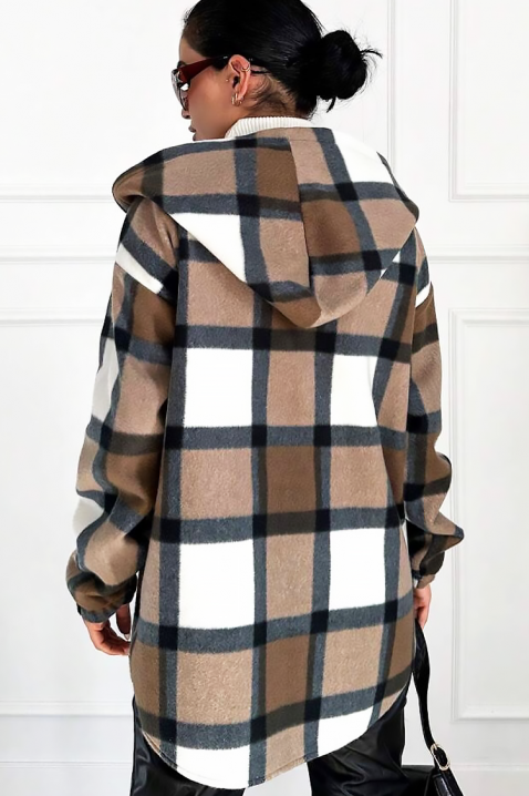 Ženska jakna - košulja TESSARO, Boja: braon, IVET.RS - Nova Kolekcija