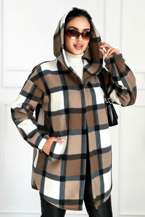 Ženska jakna - košulja TESSARO, Boja: braon, IVET.RS - Nova Kolekcija