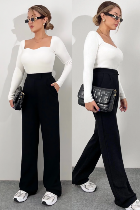 Pantalone MALVONA BLACK, Boja: crna, IVET.RS - Nova Kolekcija