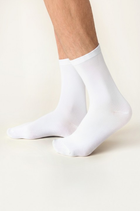 Komplet od 6 muških čarapa MIKRELZO, Boja: bela, IVET.RS - Nova Kolekcija