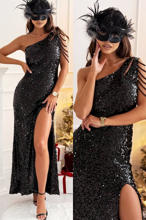 Haljina TANGELZA BLACK, Boja: crna, IVET.RS - Nova Kolekcija