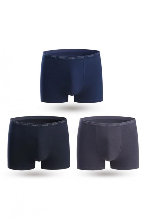 Komplet od 3 para muških bokserica JORZO, Boja: tamnoplava, IVET.RS - Nova Kolekcija