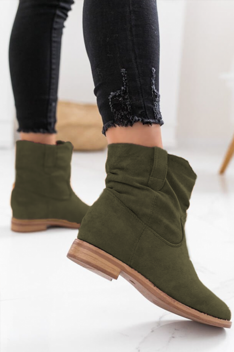 Ženske gležnjače BOMBEDA, Boja: kaki, IVET.RS - Nova Kolekcija