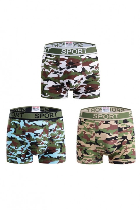 Komplet od 3 para muških bokserica KREMZO, Boja: višebojna, IVET.RS - Nova Kolekcija