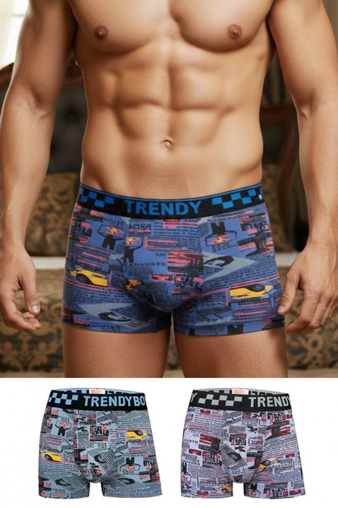 Komplet od 3 para muških bokserica VOSTEZO, Boja: višebojna, IVET.RS - Nova Kolekcija