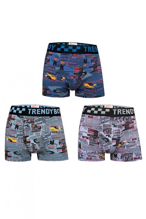 Komplet od 3 para muških bokserica VOSTEZO, Boja: višebojna, IVET.RS - Nova Kolekcija