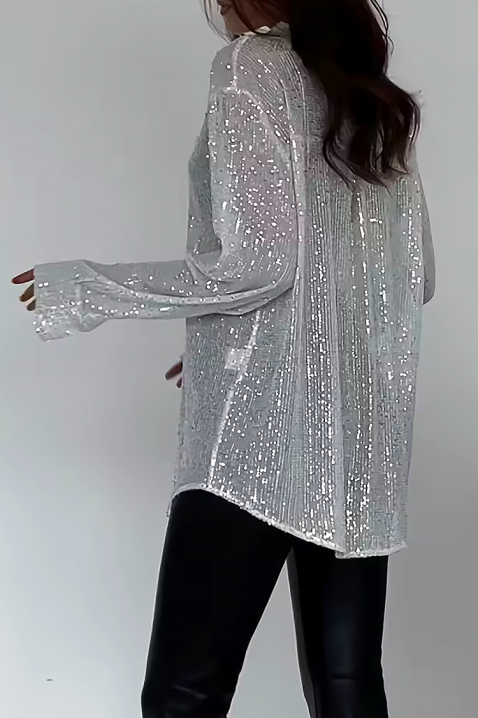 Ženska košulja LANVELDA SILVER, Boja: srebrna, IVET.RS - Nova Kolekcija