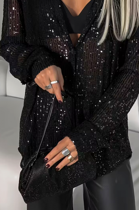 Ženska košulja LANVELDA BLACK, Boja: crna, IVET.RS - Nova Kolekcija