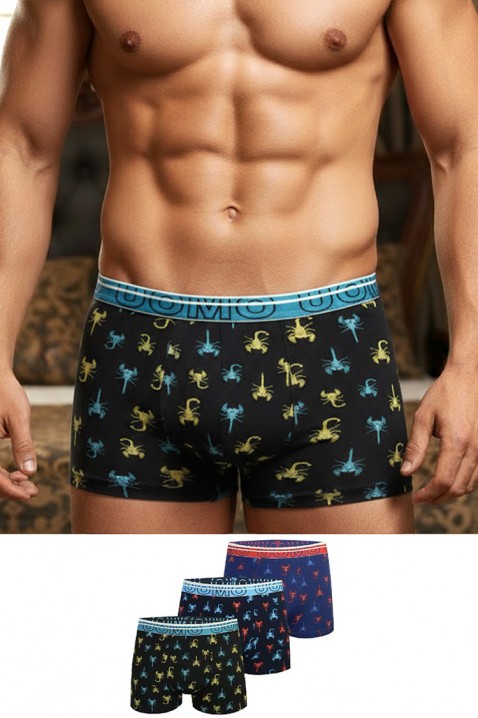 Komplet od 3 pari bokserica SCORPIO, Boja: višebojna, IVET.RS - Nova Kolekcija