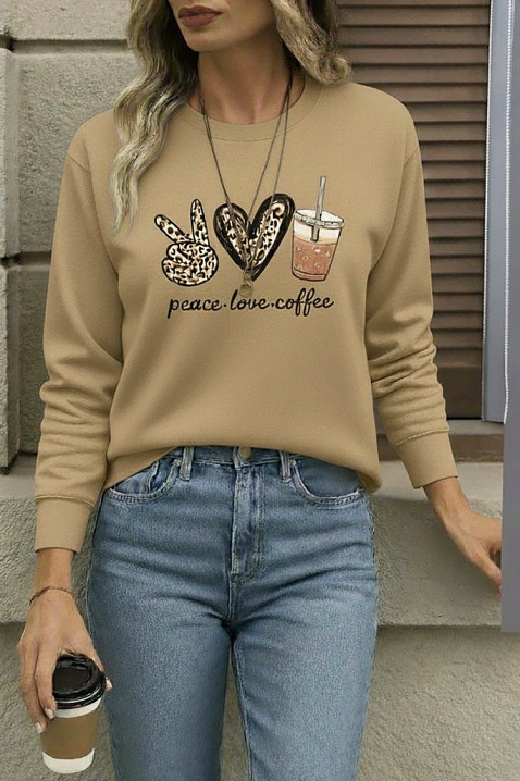 Ženska bluza GOLMINA BEIGE, Boja: bež, IVET.RS - Nova Kolekcija