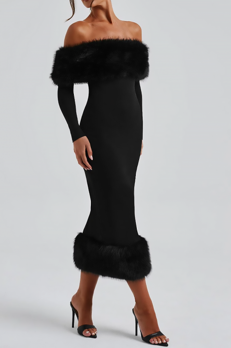 Haljina KARSOTA BLACK, Boja: crna, IVET.RS - Nova Kolekcija