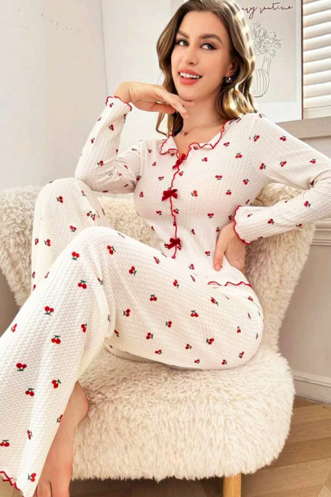 Pidžama HARZANA, Boja: bela, IVET.RS - Nova Kolekcija