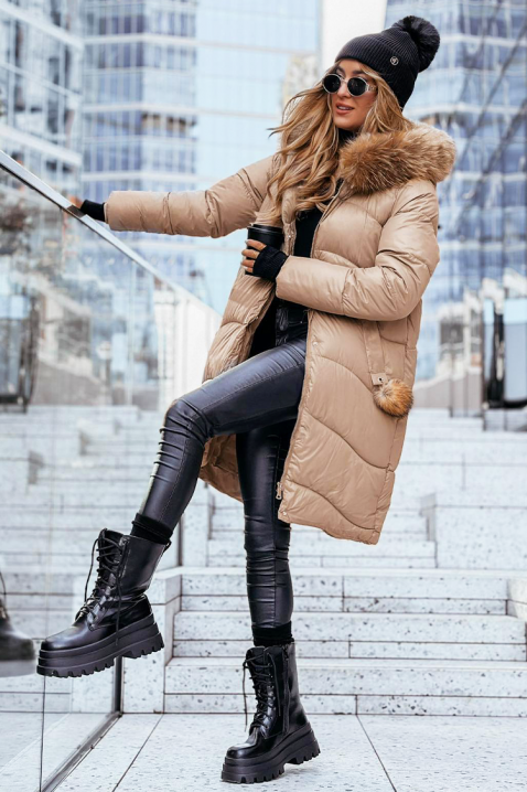 Jakna SNEVILDA BEIGE, Boja: bež, IVET.RS - Nova Kolekcija