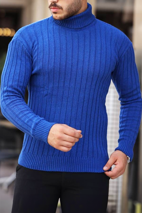 Muški džemper RACHERO NAVY, Boja: plava, IVET.RS - Nova Kolekcija