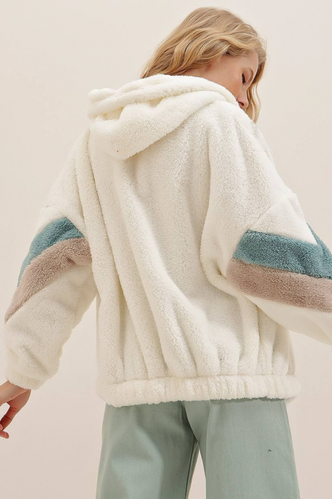 Dukserica PLUVILZA WHITE, Boja: bela, IVET.RS - Nova Kolekcija