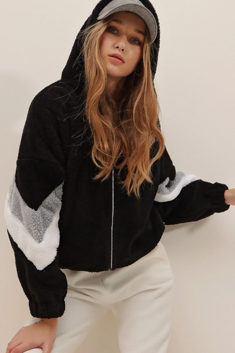 Dukserica PLUVILZA BLACK, Boja: crna, IVET.RS - Nova Kolekcija