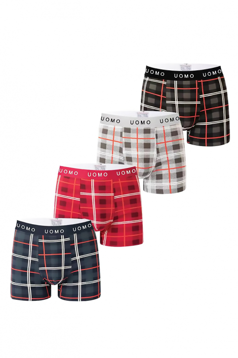 Komplet od 4 para muških bokserica KARETTO, Boja: višebojna, IVET.RS - Nova Kolekcija