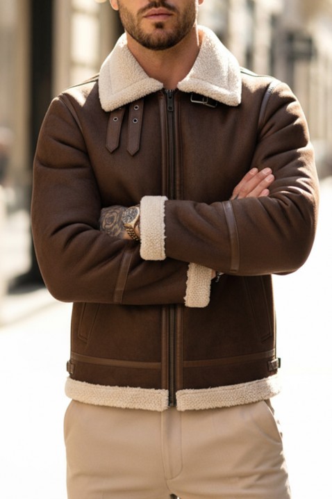 Muška jakna HALMAN BROWN, Boja: braon, IVET.RS - Nova Kolekcija