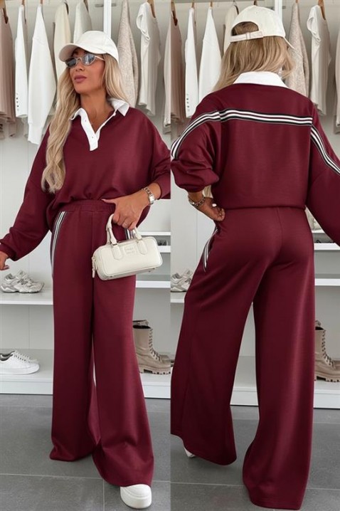 Komplet FLEOLDA, Boja: bordo, IVET.RS - Nova Kolekcija