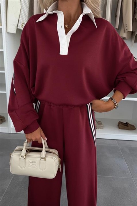 Komplet FLEOLDA, Boja: bordo, IVET.RS - Nova Kolekcija