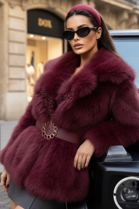 Kaput MEMELONDA BORDO, Boja: bordo, IVET.RS - Nova Kolekcija