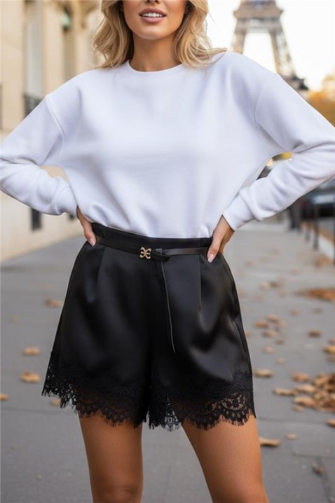 Šorts BELVENDA BLACK, Boja: crna, IVET.RS - Nova Kolekcija