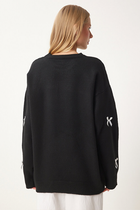 Džemper ATRELVA BLACK, Boja: crna, IVET.RS - Nova Kolekcija