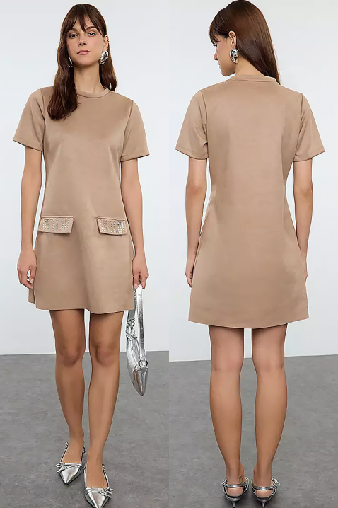 Haljina GARDELDA BEIGE, Boja: bež, IVET.RS - Nova Kolekcija