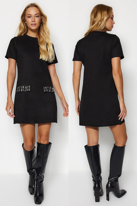 Haljina GARDELDA BLACK, Boja: crna, IVET.RS - Nova Kolekcija