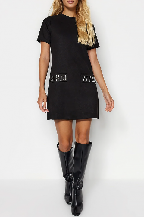 Haljina GARDELDA BLACK, Boja: crna, IVET.RS - Nova Kolekcija