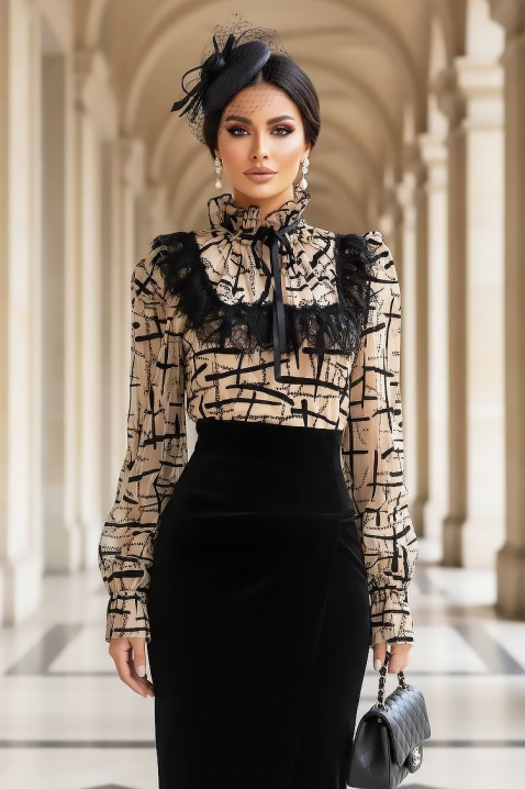 Haljina FRONELMA BEIGE, Boja: bež, IVET.RS - Nova Kolekcija