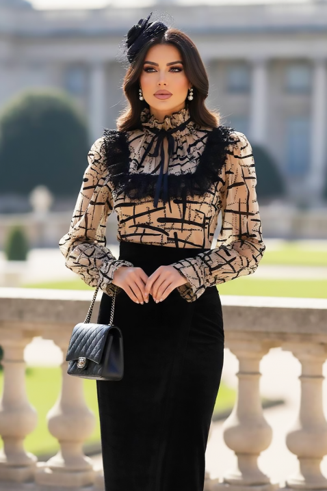 Haljina FRONELMA BEIGE, Boja: bež, IVET.RS - Nova Kolekcija