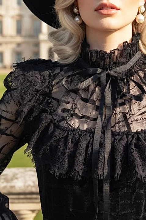 Haljina FRONELMA BLACK, Boja: crna, IVET.RS - Nova Kolekcija