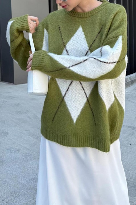 Džemper KRIOFEGA GREEN, Boja: zelena, IVET.RS - Nova Kolekcija