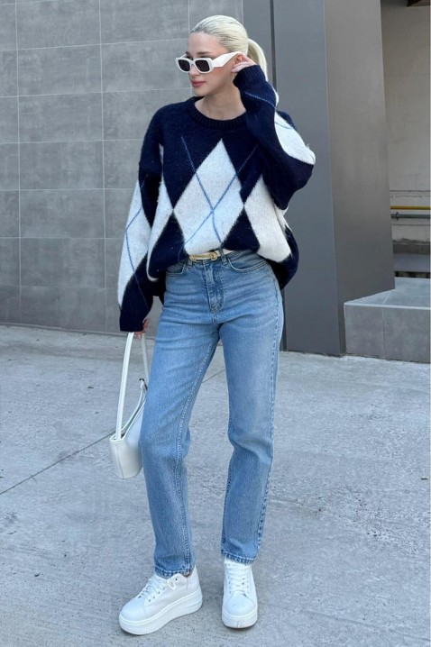 Džemper KRIOFEGA NAVY, Boja: tamnoplava, IVET.RS - Nova Kolekcija