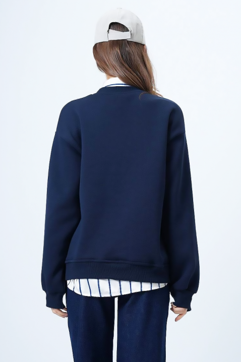 Ženska bluza NEVRILDA NAVY, Boja: tamnoplava, IVET.RS - Nova Kolekcija