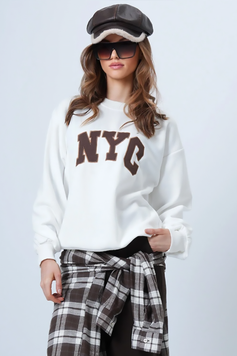 Ženska bluza NEVRILDA WHITE, Boja: bela, IVET.RS - Nova Kolekcija