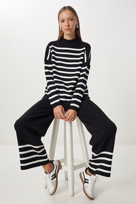 Komplet ARGONZA, Boja: crna i bela, IVET.RS - Nova Kolekcija