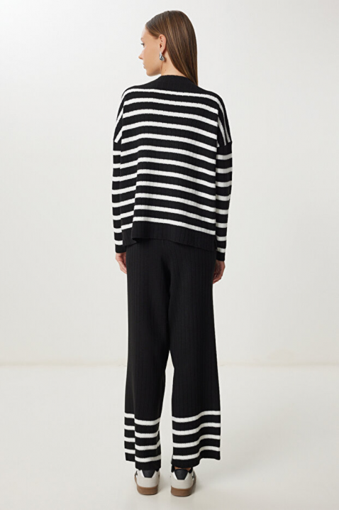 Komplet ARGONZA, Boja: crna i bela, IVET.RS - Nova Kolekcija