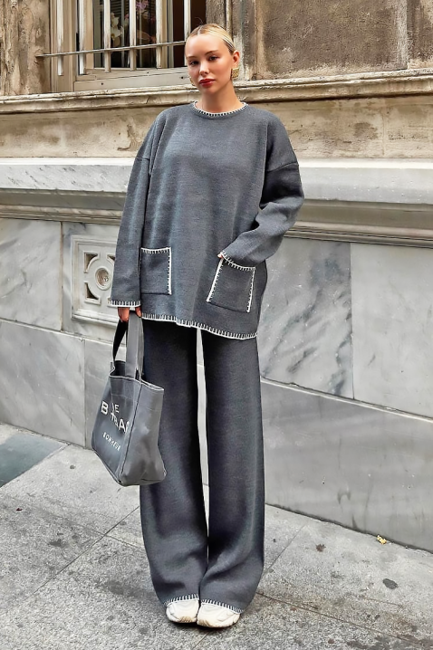 Komplet DAILENZA GREY, Boja: siva, IVET.RS - Nova Kolekcija