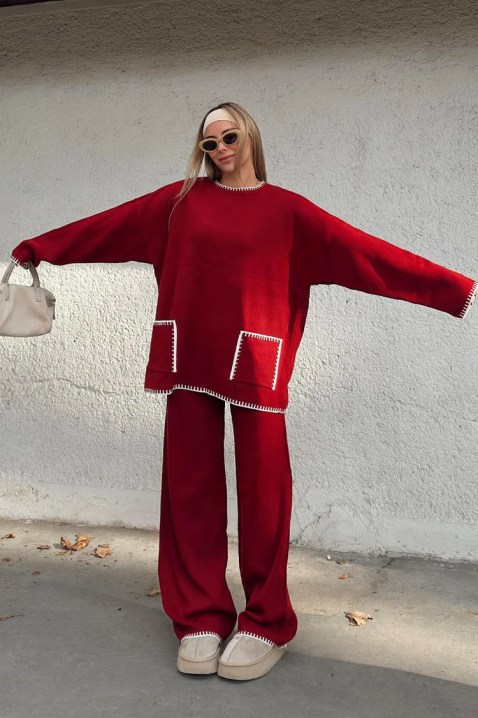 Komplet DAILENZA BORDO, Boja: bordo, IVET.RS - Nova Kolekcija